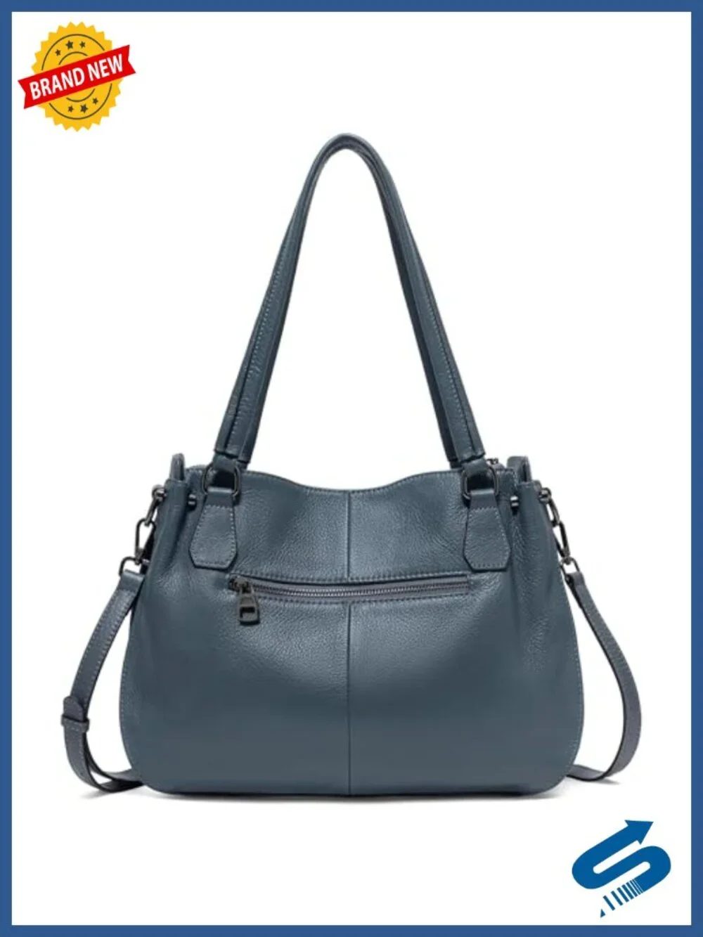 Genuine Leather Hobo Bag Crossbody Shoulder Satchel Handbag